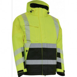 Veste d'hiver haute visibilité VISIBLE XTREME Taille L jaune/marine ELKA RAINWEAR 