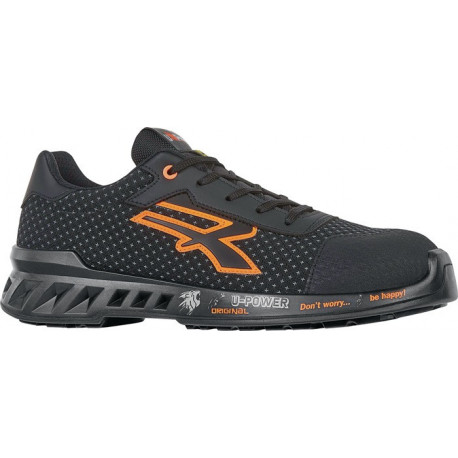 Chaussure de sécurité PETER Taille 44 noir orange S3 CI SRC ESD EN20345 PUTEK® star 