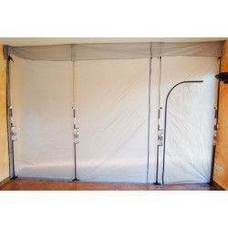 Paroi anti-poussière 310 x 310 cm + 2 Etai QUICK-SUPPORT QS30 (par 1)