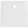 Receveur de douche minéral moulé blanc 90x90x3cm. avec antidérapant