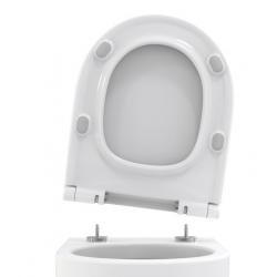 FORMAT Design Flat WC-Sitz w. St-B. v o. int. ES Abs. abnehmb.