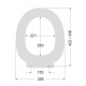 FORMAT Pro WC-Sitz Scharniere Edelstahl. manhattan