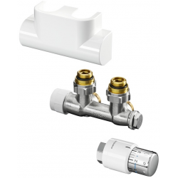 FORMAT Therm Badheizkörper-Anschluss-Set Set 2. Eck. weiß