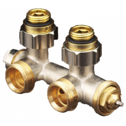 FORMAT Therm Anschlussarm. Multiblock T für Heizkörper mit 1/2 IG. Eck