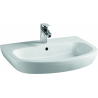 Lavabo design 65x48cm.  1 trou robinetterie. avec débordement