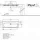 FORMAT Design Waschtisch 120 x 48.5 cm. we F-clean. o HL. m ÜL