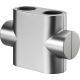 Couvercle design OV f Multiblock T forme droite chromé