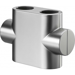 Couvercle design OV f Multiblock T forme droite chromé