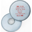 Filtre à particules rond 2138 EN 143:2000 P3R pour 4000370675-680 -690-691 3M (Par 20) (Par 20)