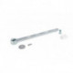 Culbuteur 7451 N avec plaque de recouvrement en acier inoxydable DORMA