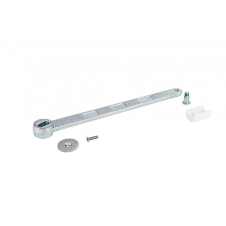 Culbuteur 7451 N avec plaque de recouvrement en acier inoxydable DORMA