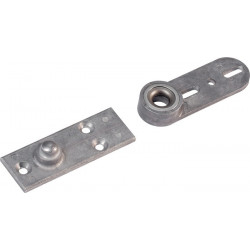 Palier au sol 8550 pour portes battantes, montage latéral hauteur 27 mm DORMA