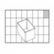 Bac de rangement B.39xT.55xH.47mm pour Nr. 871325-871332871545-871552 u.a. 55 A9-1 (Par 96)