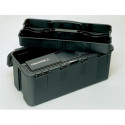 Mallette à outils ESD Compact 15 L.426xP.215xH.170mm a.ESD-PP noir Porte-outils avec cloisons Trgf.20kg conducteur RAACO