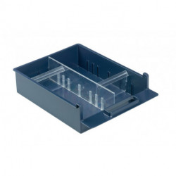 Assortiment de cloisons de séparation B.128xT.195xH.77mm pour Nr.795665 24 Unités . a.PS mittel