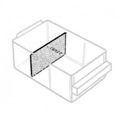 Assortiment de cloisons de séparation 24 Unités . B.87xH.57mm noir ESD 150-02 24St. je Satz