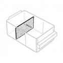 Assortiment de cloisons de séparation 24 Unités . B.87xH.57mm noir ESD 150-02 24St. je Satz