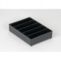 Bac de rangement B.79xT.109xH.24mm a.ESD-PP pour Art.Nr.795517795512 ESD Bac de rangement A75 (Par 21)