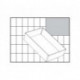 Bac de rangement B.109xT.157xH.69mm pour Art.Nr.871528871553-871557871561 Bac de rangement 80 BA6-1 (Par 8)