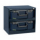 SafeBox 150x2 coffre-fort (équipé) L.451xP.330xH.403mm boîtier en acier avec 2 bacs de tri 871533 avec serrure et rails télescopiques RAACO