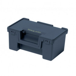 Valise de transport Solide 1 poignée intégrée B.370xT.275xH.170mm et 2 fermetures à déclic pour cadenas adapté à RAACO (Par 4)