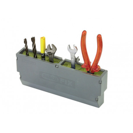 Set de porte-outils raacoFix small 2pcs. par lot de 2 pièces. B.242xP.38xH.100mm support pour outils moyens / petits pour réf.795674-795677 RAACO