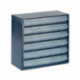 Casier de rangement pour petites pièces - acier 630-00 B.306xT.150xH.283mm 30 tiroirs RAACO