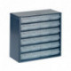 Casier de rangement pour petites pièces acier 624-01 B.306xT.150xH.283mm 24 tiroirs RAACO