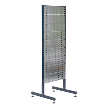 Support double porte-outils (vide) Support double avec 6 plaques perforées L.571xP.570xH.1600mm des deux côtés avec crochets porte-outils pour équiper RAACO