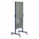 Support double porte-outils (vide) Support double avec 6 plaques perforées L.571xP.570xH.1600mm des deux côtés avec crochets porte-outils pour équiper RAACO