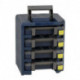 Boîte d'assortiment coffre-fort 4x Art.Nr.871545 B.290xT.247xH.342mm HandyBoxxser 4x4x4