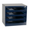 Coffre-fort (vide) L.452xP.330xH.405mm pour 871526, 871527, 795638, 795639 Boîtier en tôle d'acier pour 4 caisses CL 55 RAACO