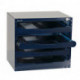 Coffre-fort (vide) L.452xP.330xH.405mm pour 871526, 871527, 795638, 795639 Boîtier en tôle d'acier pour 4 caisses CL 55 RAACO