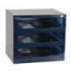 Coffre-fort (vide) L.452xP.330xH.405mm pour 871528, 795640, 795641, 795642 Boîtier en tôle d'acier pour 3 caisses CL 80 RAACO