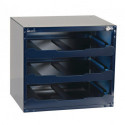 Coffre-fort (vide) L.452xP.330xH.405mm pour 871528, 795640, 795641, 795642 Boîtier en tôle d'acier pour 3 caisses CL 80 RAACO