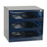 Coffre-fort (vide) L.452xP.330xH.405mm pour 871528, 795640, 795641, 795642 Boîtier en tôle d'acier pour 3 caisses CL 80 RAACO