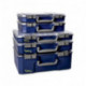 Coffre-fort (vide) L.452xP.330xH.405mm pour 871528, 795640, 795641, 795642 Boîtier en tôle d'acier pour 3 caisses CL 80 RAACO