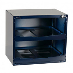 Coffre-fort (vide) L.452xP.330xH.405mm pour 871533 Boîtier en tôle d'acier pour 2 valises CL 150 RAACO