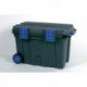 Boîte à outils Toolchest 100 L.775xP.472xH.493mm avec 2 roues avec poignée de tirage a.PP Vol.100l avec 2 porte-outils RAACO