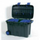 Boîte à outils Toolchest 100 L.775xP.472xH.493mm avec 2 roues avec poignée de tirage a.PP Vol.100l avec 2 porte-outils RAACO