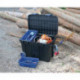 Boîte à outils Toolchest 100 L.775xP.472xH.493mm avec 2 roues avec poignée de tirage a.PP Vol.100l avec 2 porte-outils RAACO