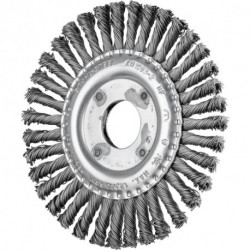 Brosse plate RBG 11506/22,2 PIPE ST 0,50 D. 115 mm épaisseur de fil 0,5 mm acier 6 mm 12500 min-¹ PFERD