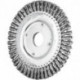 Brosse plate RBG 12506/222 PIPE ST 050 D. 125 mm aŠpaisseur de fil 05 mm acier