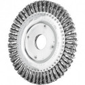 Brosse plate RBG 12506/222 PIPE ST 050 D. 125 mm aŠpaisseur de fil 05 mm acier