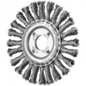 Brosse plate RBG 12512/222 CT ST 050 D. 125 mm épaisseur de fil 05 mm acier 1