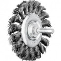 Brosse plate RBG 7012/6 ST 0,35 D. 70 mm 6 mm épaisseur de fil 0,35 mm acier 12 mm 25000 min-¹ Vitesse de rotation maxi. 25000 min-¹ PFERD