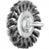 Brosse plate RBG 7012/6 ST 0,35 D. 70 mm 6 mm épaisseur de fil 0,35 mm acier 12 mm 25000 min-¹ Vitesse de rotation maxi. 25000 min-¹ PFERD