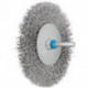 Brosse plate RBU 10010/6 INOX030 D. 100 mm 6 mm épaisseur de fil 03 mm VA 10 m
