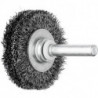 Brosse plate RBU 4009/6 ST 020 D. 40 mm 6 mm épaisseur de fil 02 mm acier 9 mm