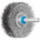 Brosse plate RBU 5015/6 INOX 0,20 D. 50 mm 6 mm épaisseur de fil 0,2 mm VA 15 mm 15000 min-¹ Vitesse de rotation maxi. 15000 min-¹ PFERD